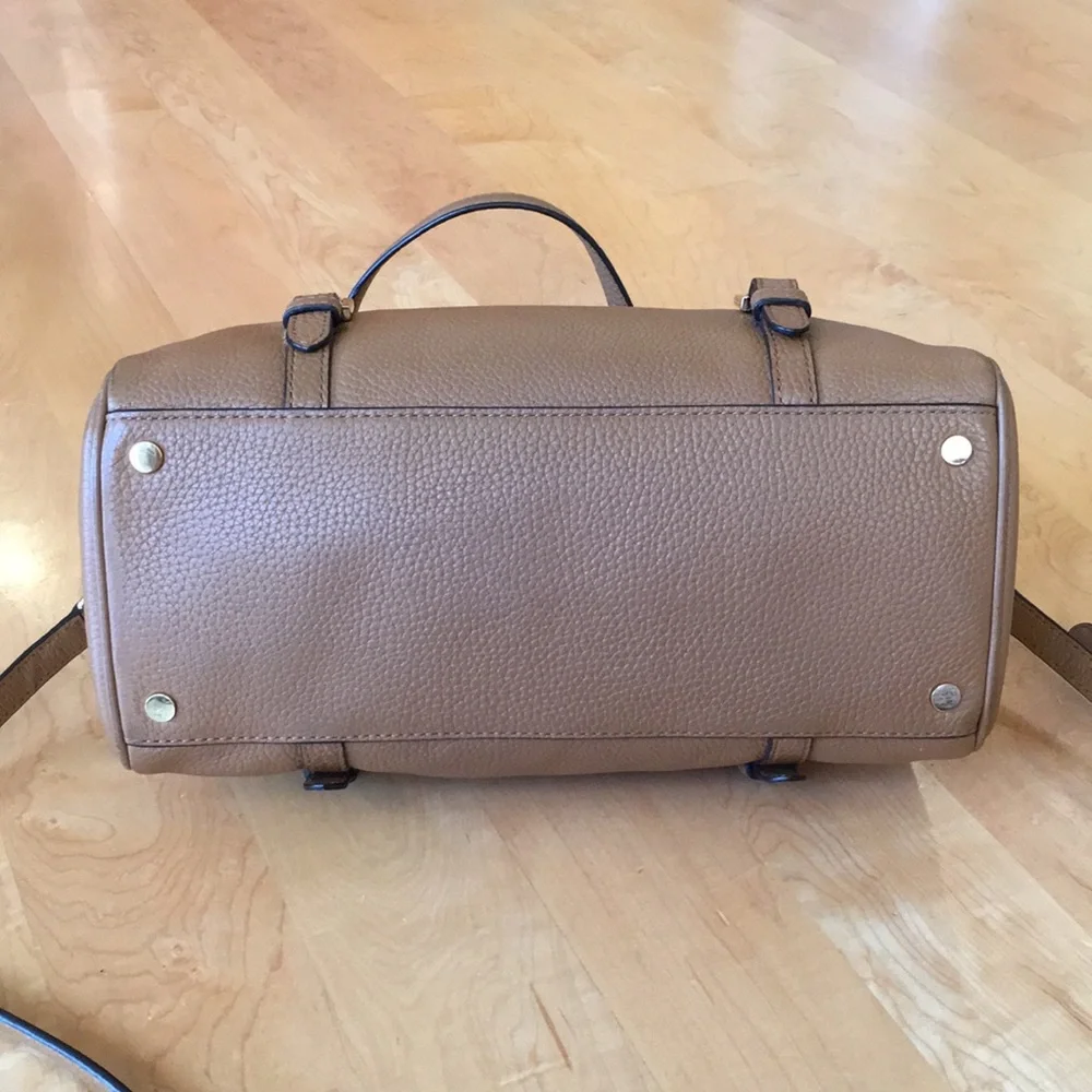 MICHAEL MICHAEL KORS Bedford Legacy Pebbled Leather Duffle Satchel